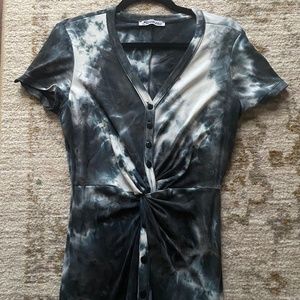 Stilletto’s Tie-Dye T-Shirt Style Maxi Dress